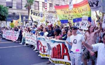 Rainbowflags for Mumia